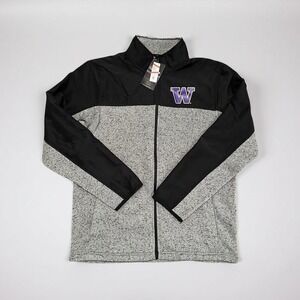 Washington Huskies Full-Zip Fleece Jacket Captivating Apparel Men's XL NWT